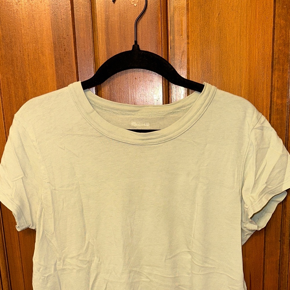 Madewell Women's Light Green Short Sleeve Tee